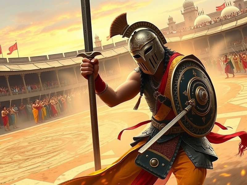 Indian Festival Event in Vasco Gladiator Warlord